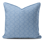 Hand-printed Cushion- Cottage Leaves