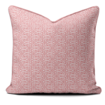 Hand-printed Cushion- Cottage Leaves