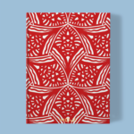Hand-Printed Notebook- Evening Lavender ruby