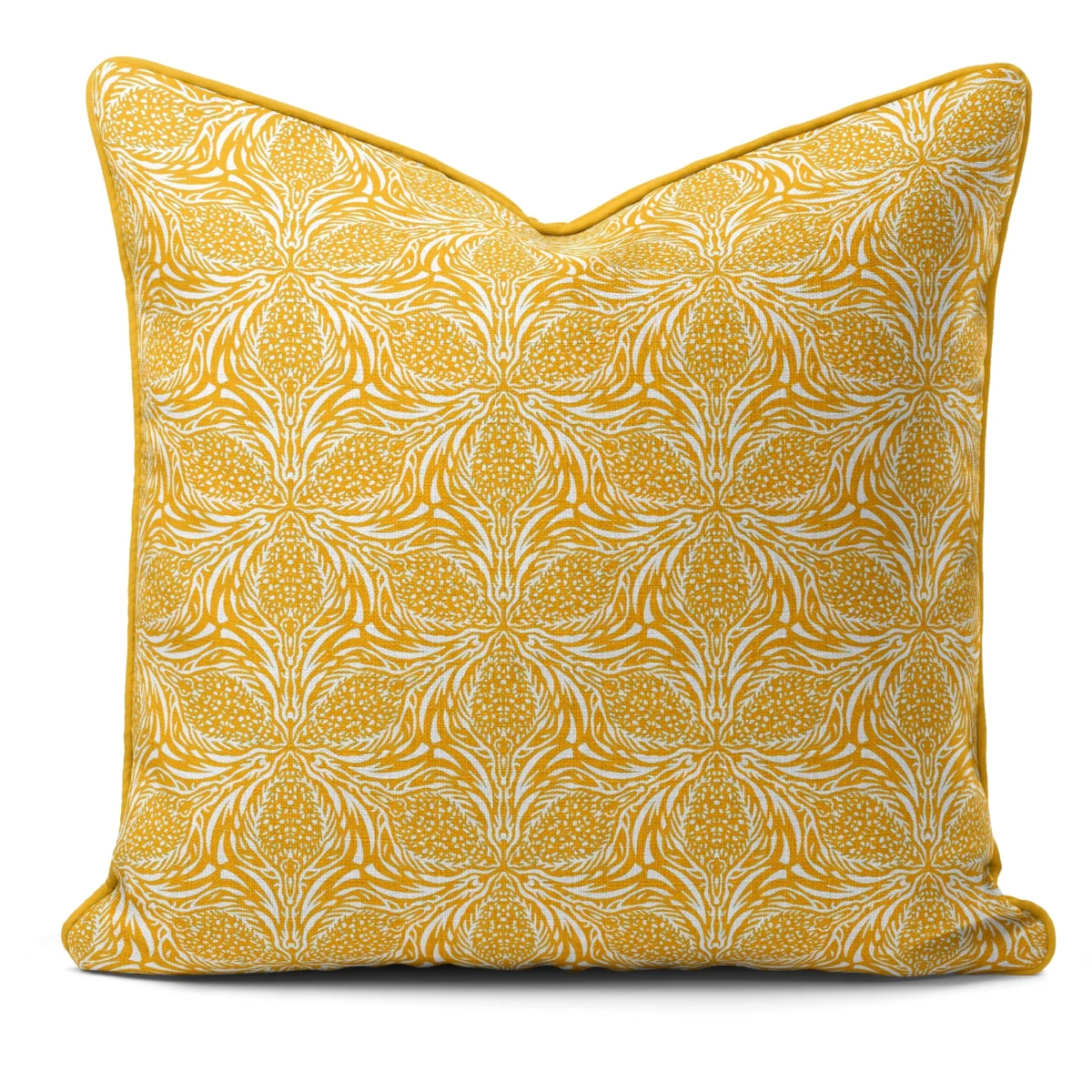Hand-printed Cushion- Thistle - Image 1