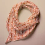 Hand-printed Silk Scarf- Shiraz Bloom