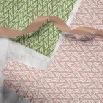 Hand-printed Gift Wrap- Rustling Willow Leaves