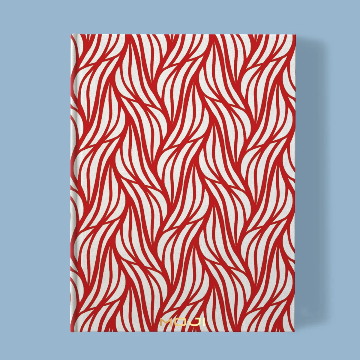 Hand-Printed Notebook- Rustling Willow Leaves - Image 2