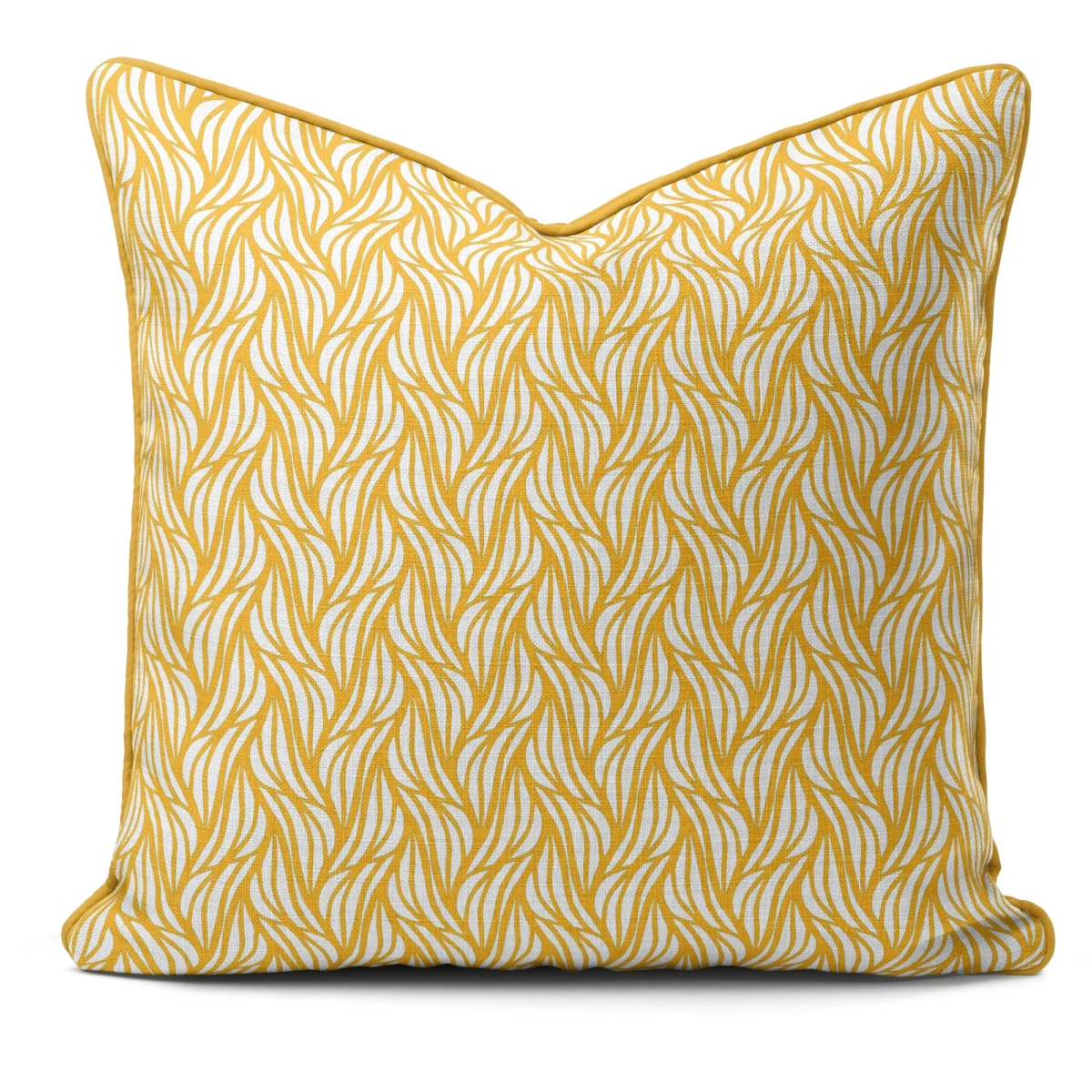 Hand-printed Cushion-Rustling Willow Leaves - Image 1