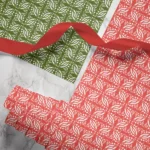 Hand-printed Gift Wrap- Persian Love Birds - Image 2