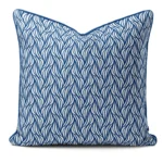 Hand-printed Cushion-Rustling Willow Leaves - Image 3
