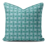 Hand-printed Cushion- Persian Love Birds
