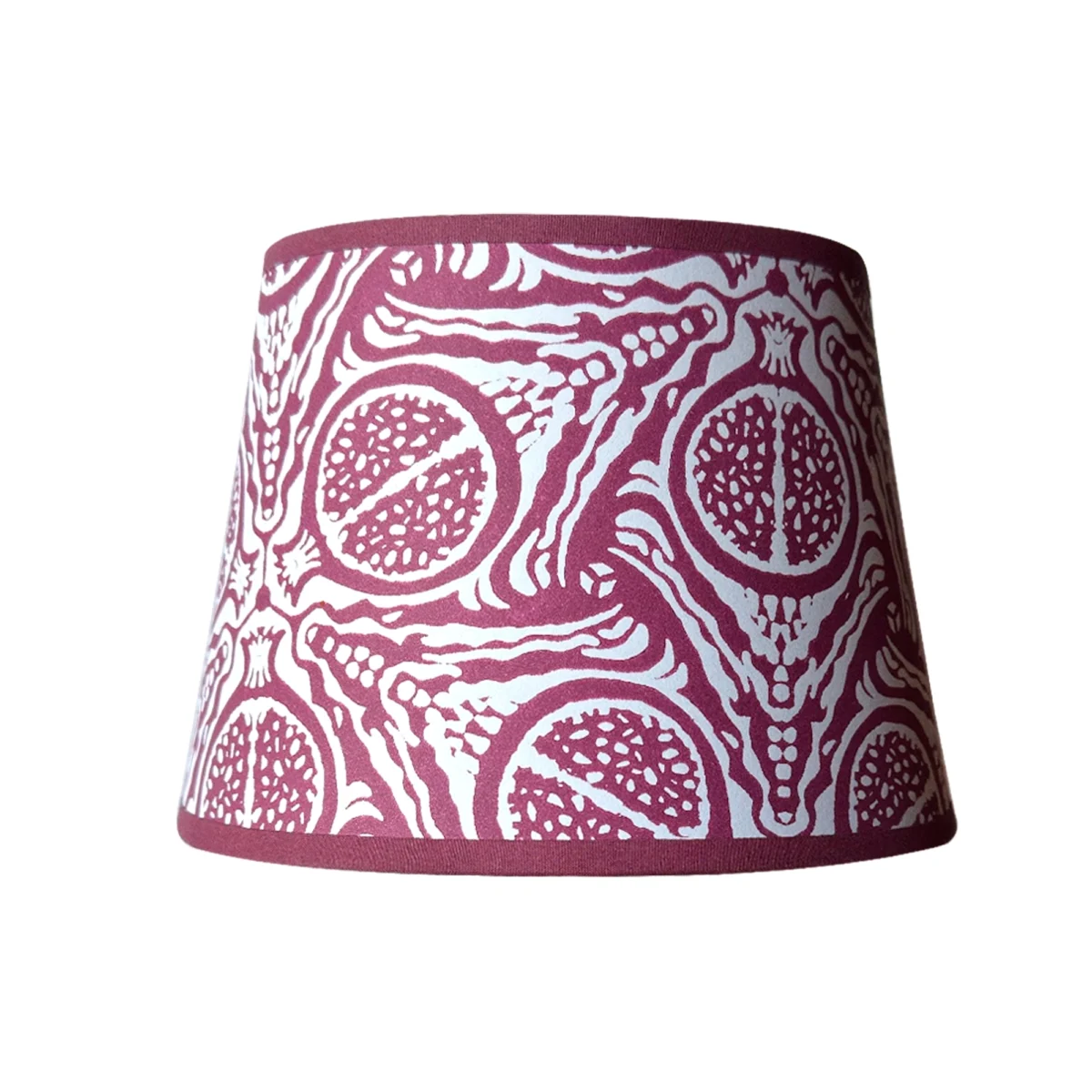 Hand-printed Lampshade- Pomegranate - Image 1