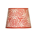 Hand-printed Lampshade- Pomegranate - Image 3