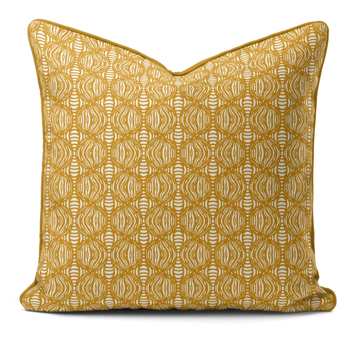 Hand-printed Cushion- Shimmering Pearls - Image 5