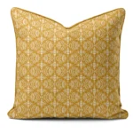 Hand-printed Cushion- Shimmering Pearls - Image 5
