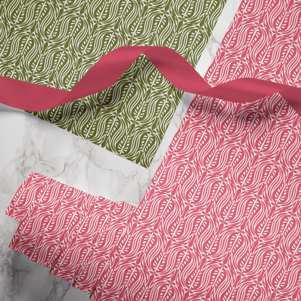Hand-printed Gift Wrap- Wild Tulip - Image 3