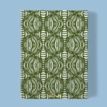 Hand-Printed Notebook- Shimmering Pearls - Image 3