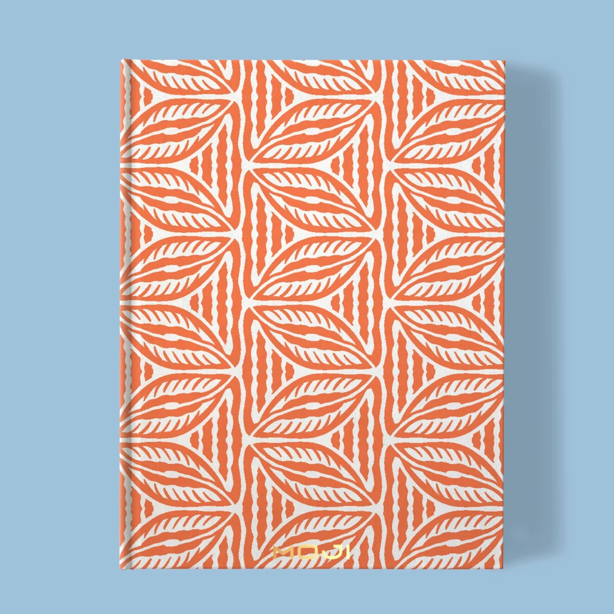 Hand-Printed Notebook- Cottage Leaves - Image 1