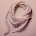 Hand-printed Silk Scarf- Seed Pod - Image 3