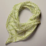 Hand-printed Silk Scarf- Persian Lily - Image 2