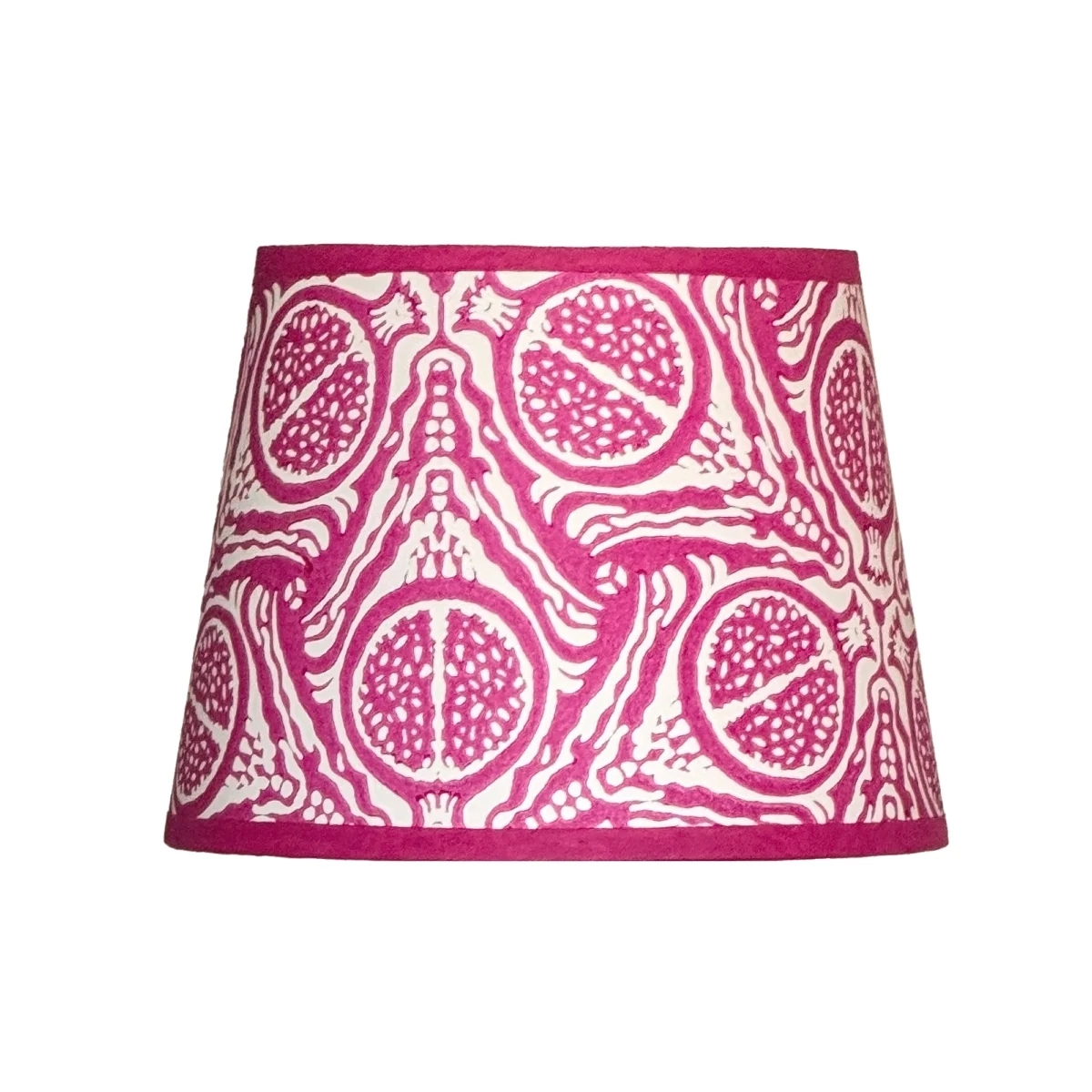 Hand-printed Lampshade- Pomegranate - Image 2