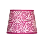 Hand-printed Lampshade- Pomegranate - Image 2