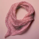 Hand-printed Silk Scarf- Cottage Leaves