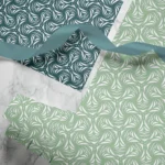 Hand-printed Gift Wrap- Petal - Image 2