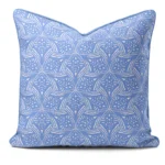 Hand-printed Cushion-Evening Lavendar