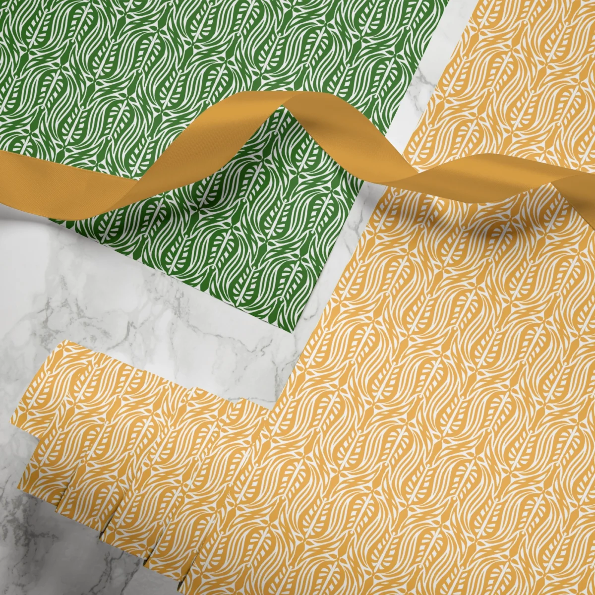 Hand-printed Gift Wrap- Wild Tulip - Image 2