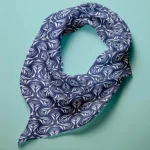 Hand-printed Silk Scarf- Petal