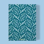 Hand-Printed Notebook- Seed Pod