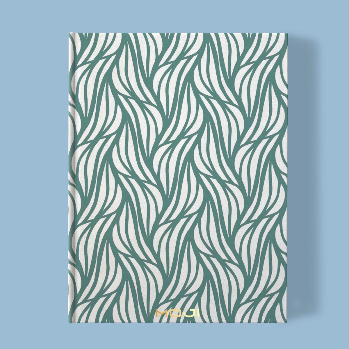 Hand-Printed Notebook- Rustling Willow Leaves - Image 3
