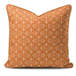 Hand-printed Cushion- Shimmering Pearls - Image 2