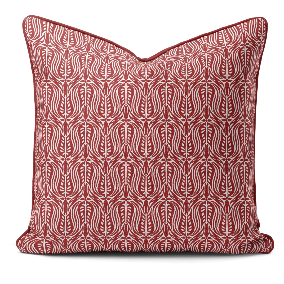 Hand-printed Cushion- Wild Tulip - Image 1