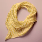 Hand-printed Silk Scarf- Wild Tulip - Image 2