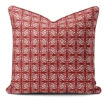 Hand-printed Cushion- Persian Love Birds - Image 2