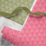 Hand-printed Gift Wrap- Thistle