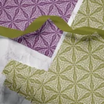 Hand-printed Gift Wrap- Persian Lily