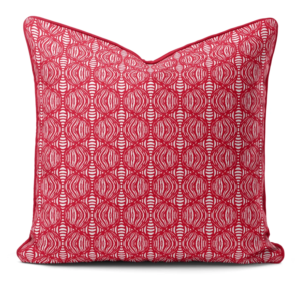 Hand-printed Cushion- Shimmering Pearls - Image 1