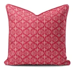 Hand-printed Cushion- Shimmering Pearls