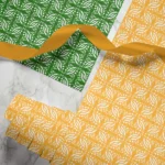 Hand-printed Gift Wrap- Persian Love Birds - Image 3