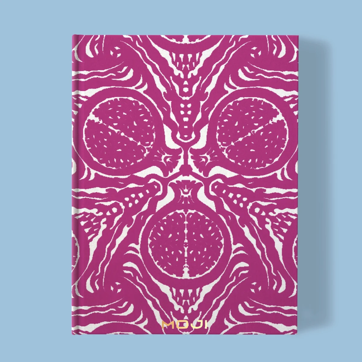 Hand-Printed Notebook- Pomegranate - Image 2
