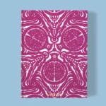 Hand-Printed Notebook- Pomegranate - Image 2