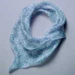Hand-printed Silk Scarf- Thistle - Image 2