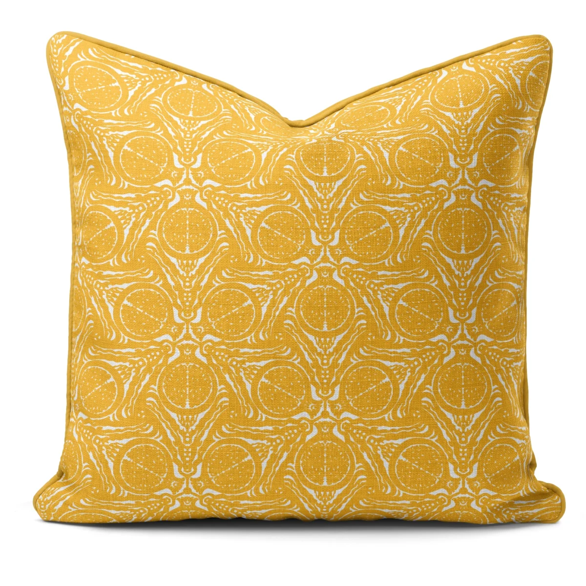 Hand-printed Cushion- Pomegranate - Image 2