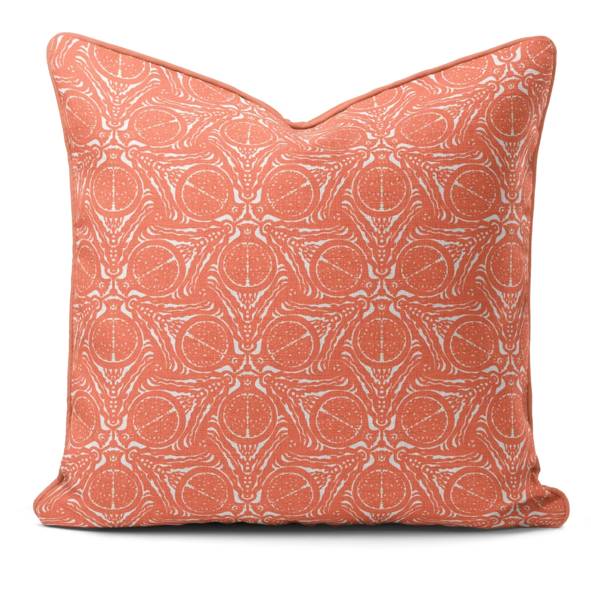 Hand-printed Cushion- Pomegranate - Image 1