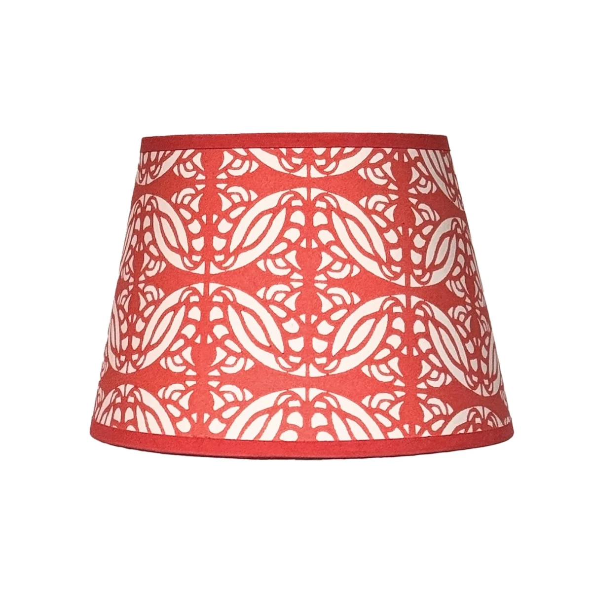 Hand-printed Lampshade- Persian Love Birds - Image 2
